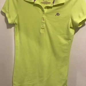 Lime green top